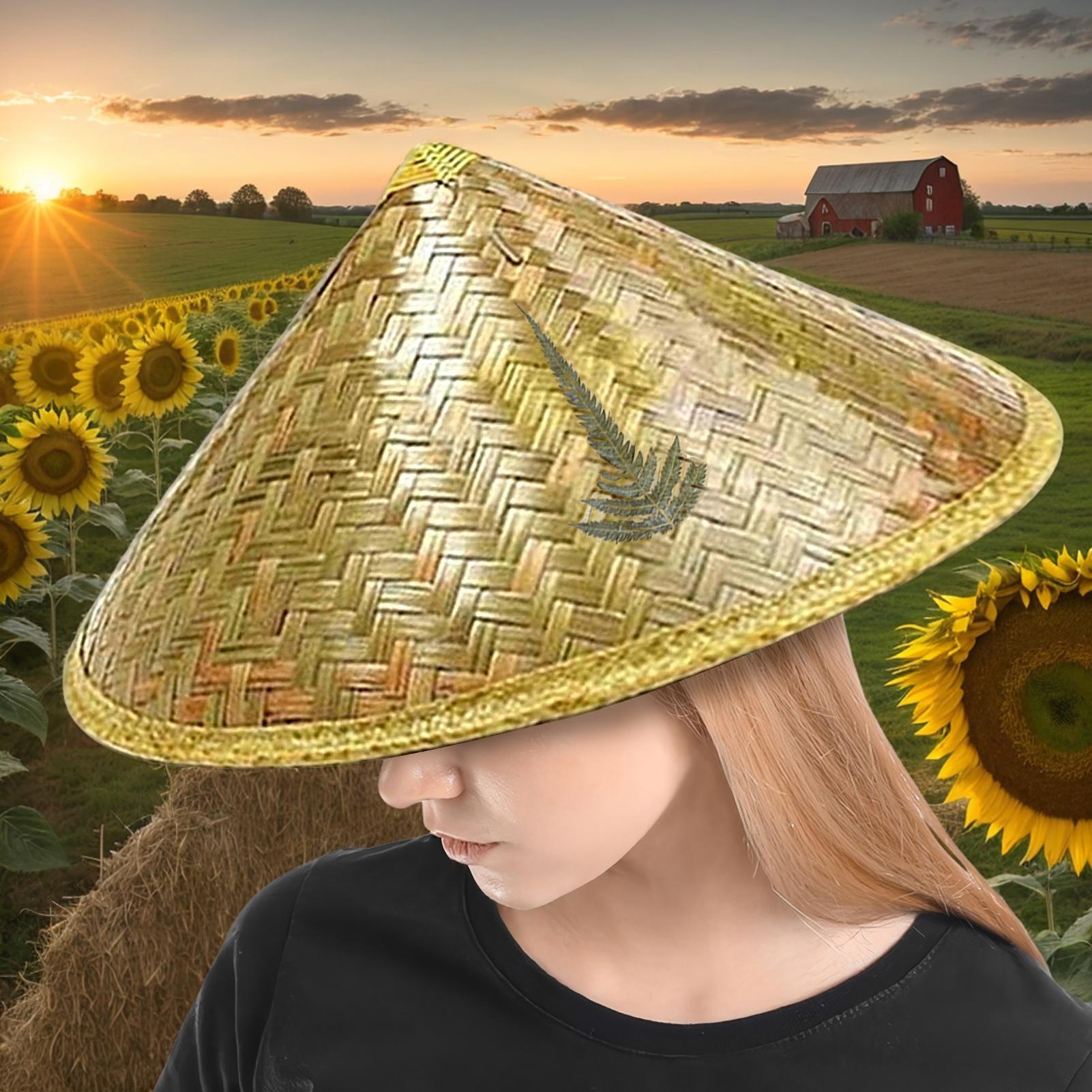 Chinese Straw Hat Handmade Rat - Bucket Hat Straw 评论和价格