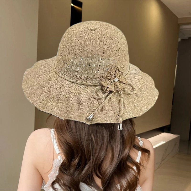 Bucket Hat Summer Sun Hat Wide - Bucket Hat Straw 评论和价格
