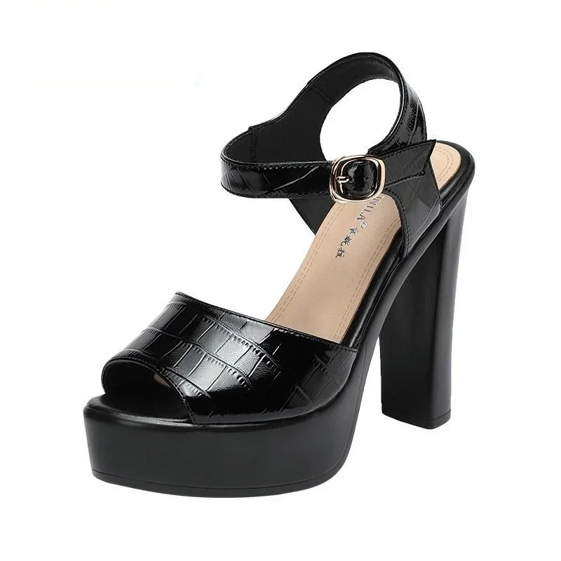 10cm 13cm Fashion Genuine Leat - Casual Sandal Leather 评论和价格